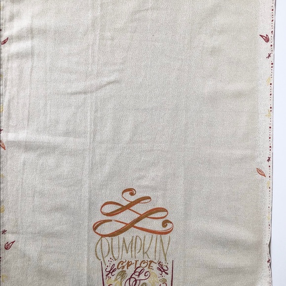 Anthropologie pumpkin spice shimmer dish towel - Picture 5 of 8